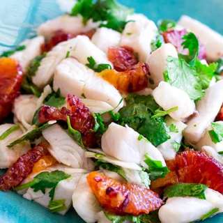 Ceviche with Blood Orange and Fennel