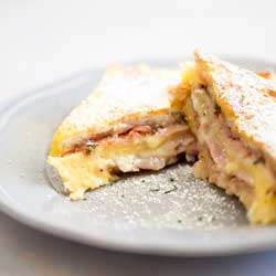 Make Ahead Baked Monte Cristo Casserole
