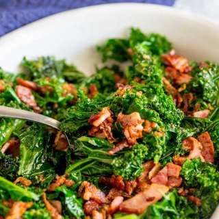 Sautéed Kale and Bacon - Quick Side
