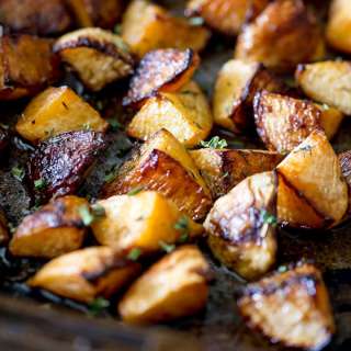 Roasted Rutabaga with Maple Syrup Recipe