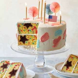4th of July Funfetti Cake