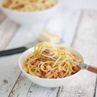 Parsnip and Bacon Pasta