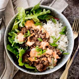 Korean Ground Beef Bulgogi