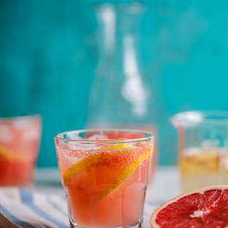 Fresh grapefruit and ginger Paloma