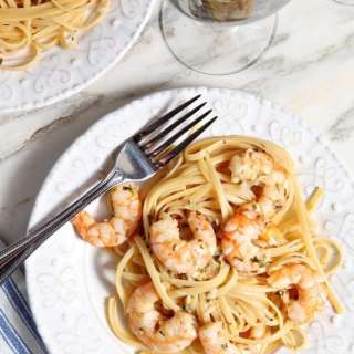 Lemon Shrimp Pasta