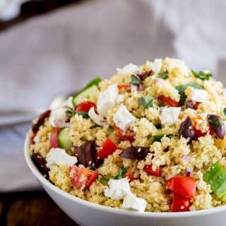 10 Minute Greek Inspired Couscous Salad