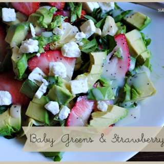 Super Simple: Baby Greens & Strawberry Salad