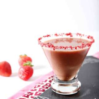 Chocolate Covered Strawberry Martinis