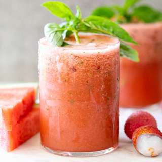 Easy Lychee Watermelon Mocktail