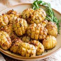 Hedgehog Roasted Rosemary Potatoes