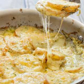 Cheesy Layered Potatoes