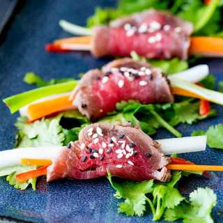 Japanese Beef Tataki Rolls