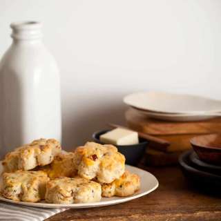 Bacon, Gruyere & Green Onion Scones
