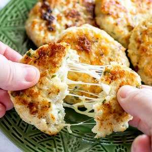 Cauliflower Cheese Chicken Fritters