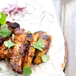 Moroccan Chicken Skewers