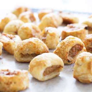 Chicken and Vegetable Sausage Roll Bites