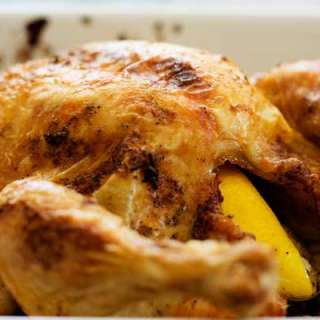 45 Minute Roast Chicken with Rosemary and Garlic