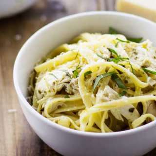 Lemon and Basil Chicken Pasta