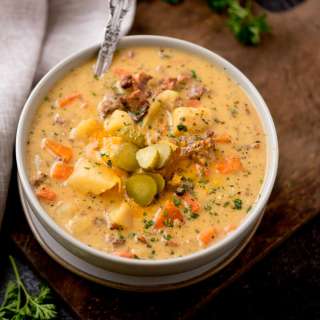 Recipe for Cheeseburger Soup
