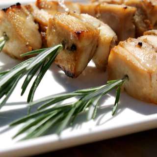 Rosemary Chicken Skewers with Tzatziki
