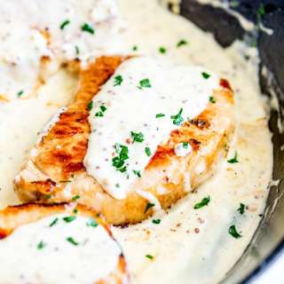 Creamy Honey Mustard Pork Chops