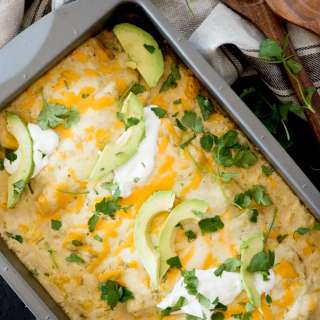 Green Chili Chicken Enchiladas Recipe