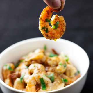 Curried Lemon Butter Shrimp