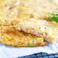 Sheet Pan Smoked Salmon Frittata