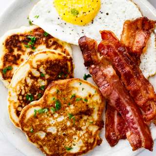 Irish potato pancakes
