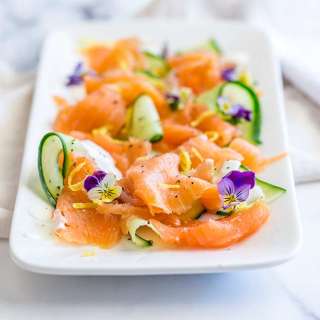 Smoked Salmon and Cucumber Salad Recipe
