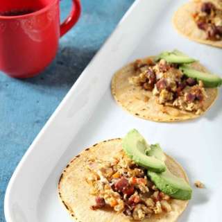 Andouille Sausage Breakfast Tacos