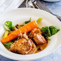 Instant Pot Pork Stew with Maple Syrup (Paleo and Gluten Free)