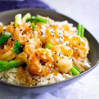 Takeout Style Ginger Shrimp Stir Fry Recipe