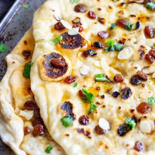 Homemade Peshwari Naan