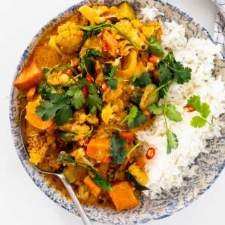 Creamy vegetable curry