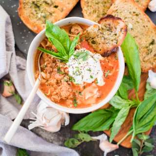 Hearty Lasagna Soup