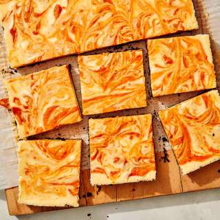Marbled Pumpkin Cheesecake Bars