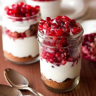 4-ingredient Pomegranate Parfait