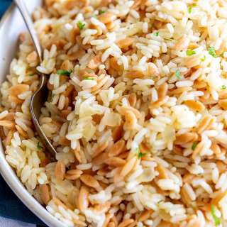 Turkish Rice Pilaf with Orzo