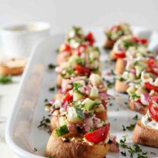 Greek Bruschetta