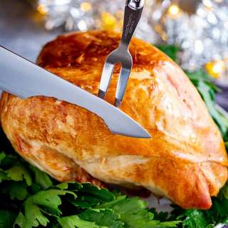 Oven Roasted Bone in Turkey Breast Recipe