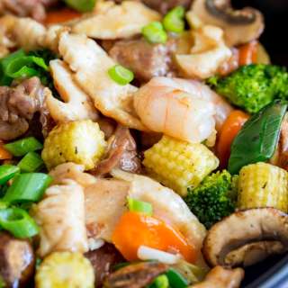 Takeout Style Happy Family Stir Fry