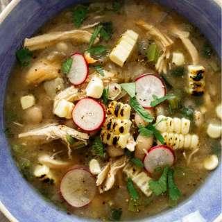 Spicy White Bean Chili with Shredded Chicken