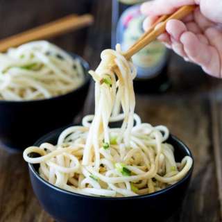 Scorched Spring Onion Noodles