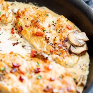 Creamy Bacon Mushroom Chicken Recipe