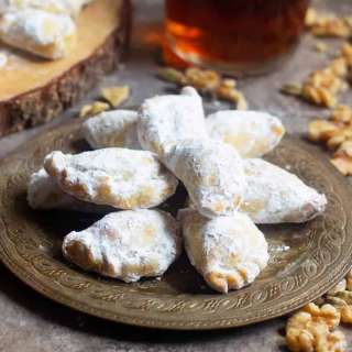 Walnut Filled Persian Pastry - Qottab
