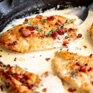 One Pan Creamy Bacon Chicken