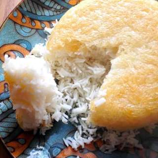 Persian Style Rice with Crispy Golden Crust