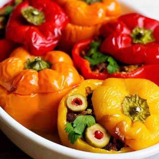 Mediterranean Stuffed Peppers