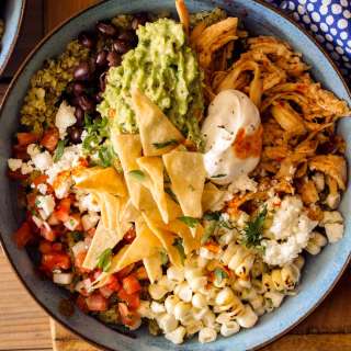 Honey-Chipotle Chicken Burrito Bowls